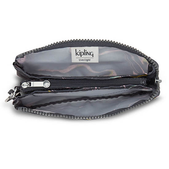 Kipling Creativity Large Printed Kese Çanta Gri | TR 1486ZU